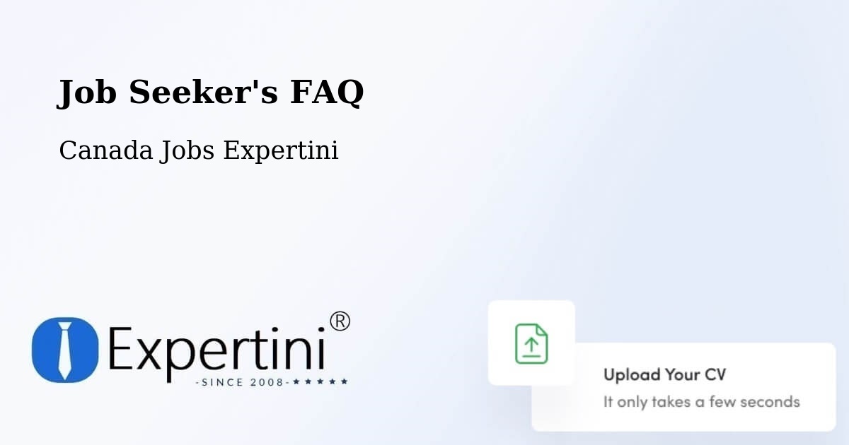 Job Seeker FAQ – Lavaltrie - Canada Jobs Expertini