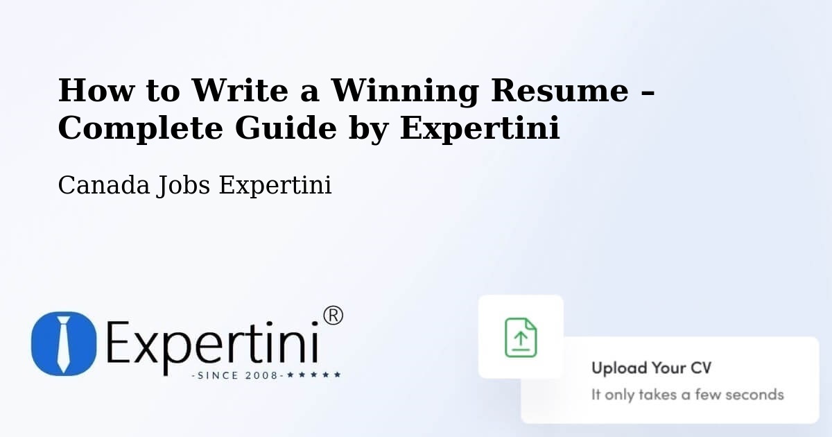 Resume Writing Guide for Job Seekers – Lavaltrie - Lavaltrie, Canada Jobs Expertini